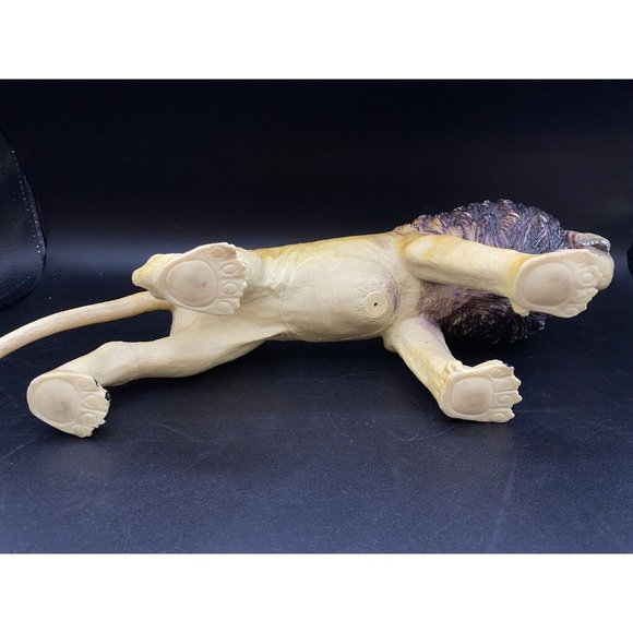 2004 Toy Lion Figure Toy Major Trading Co 17” Long Polyester Fiber Filling - Picture 7 of 16